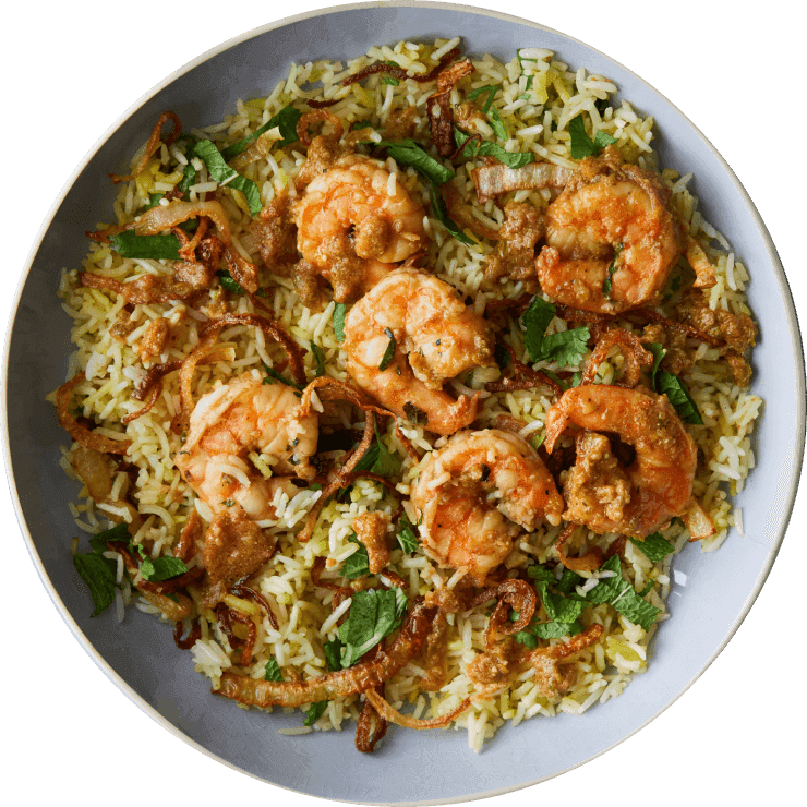 Malabar Shrimp Biryani